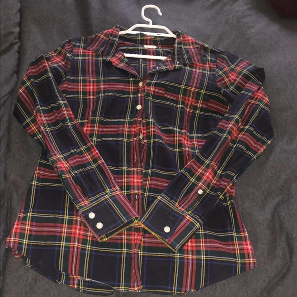 Plaid J. crew shirt